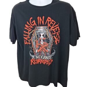 Falling In Reverse I'm not a Vampire Revamped Black Shirt XL Rock Band